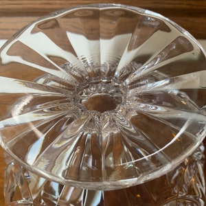 Vintage Crystal Bowl, Vintage Footed Crystal Bowl Heavy Deep Cut Crystal Footed Bowl, Crystal Footed Bowl image 10