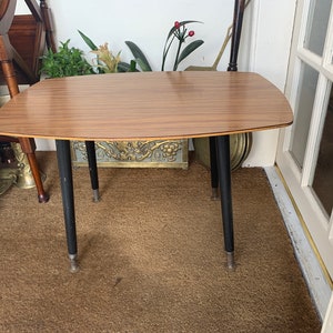 MCM, Vintage Retro Dansette Gamba Tavolino, Tavolo Occasionale, Tavolo laterale