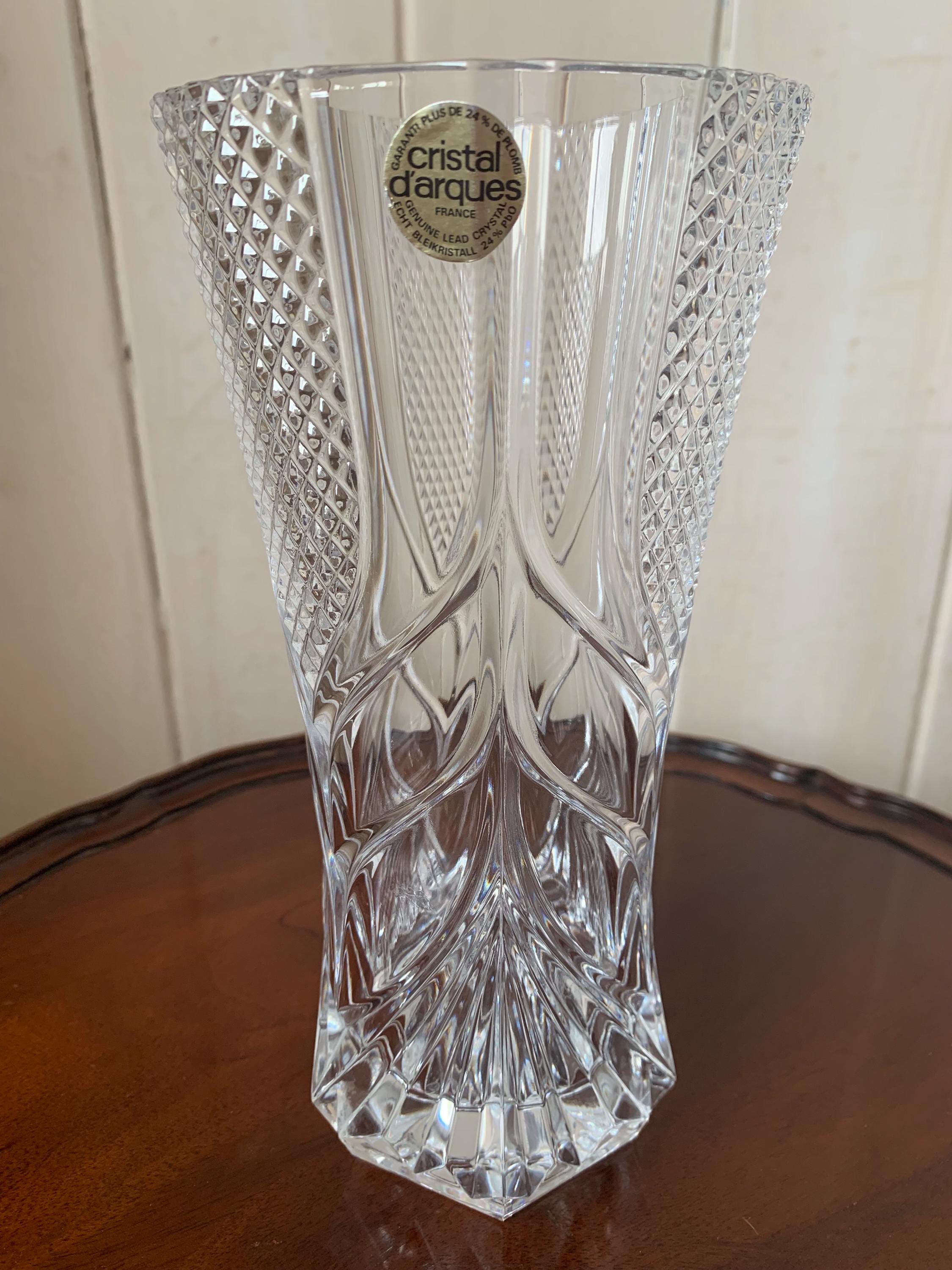 Crystal d'arques vase - Etsy 日本
