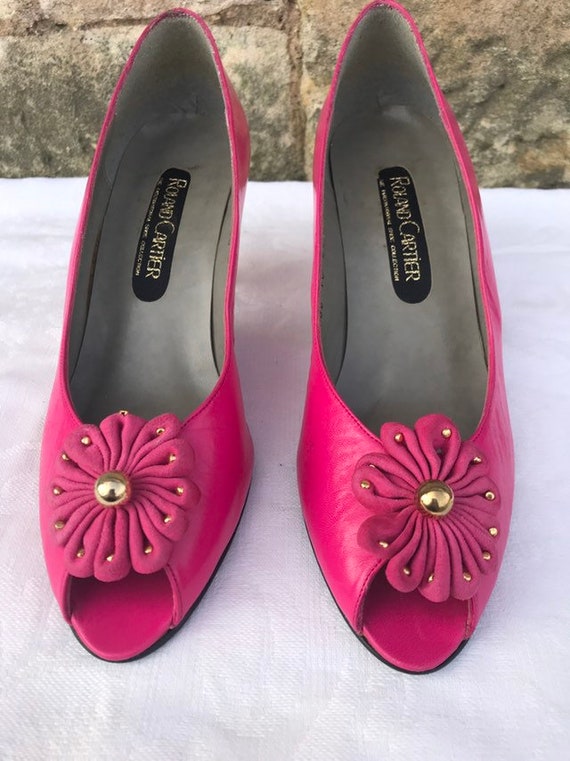 roland cartier pink shoes