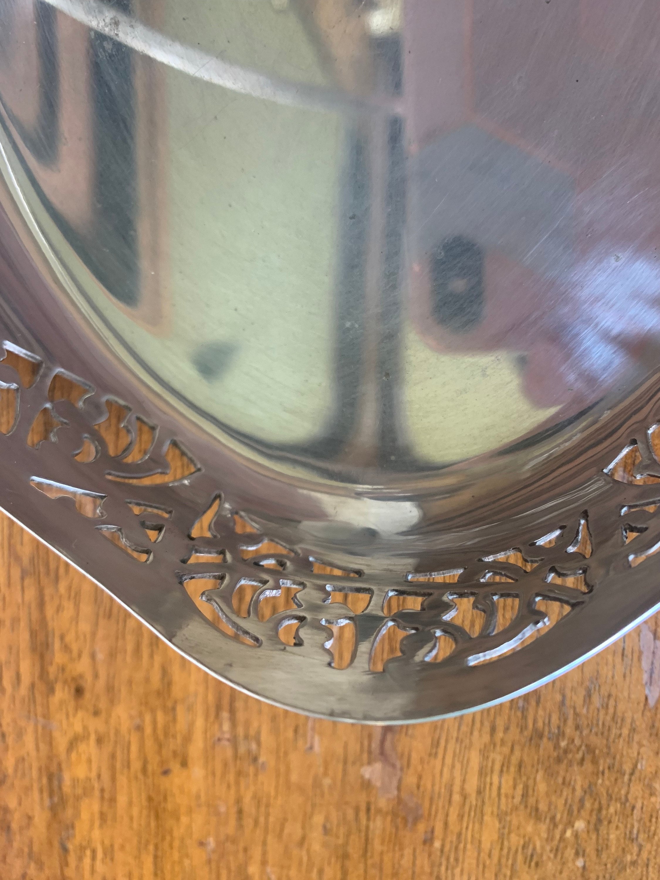Vintage W A EPNS Basket, Silver Plate Badket, English Silver