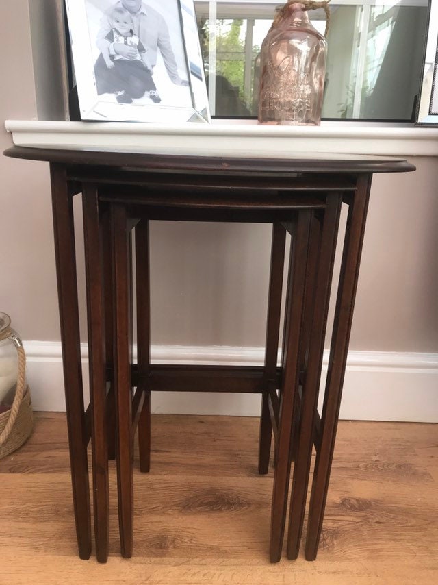 Vintage Antique Nesting Tables, Side Tables, Coffee Tables - Etsy
