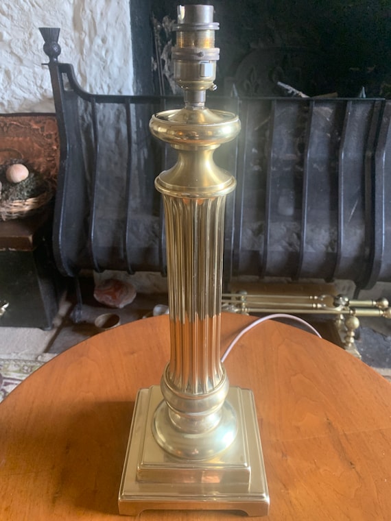 Large Brass Lamp 