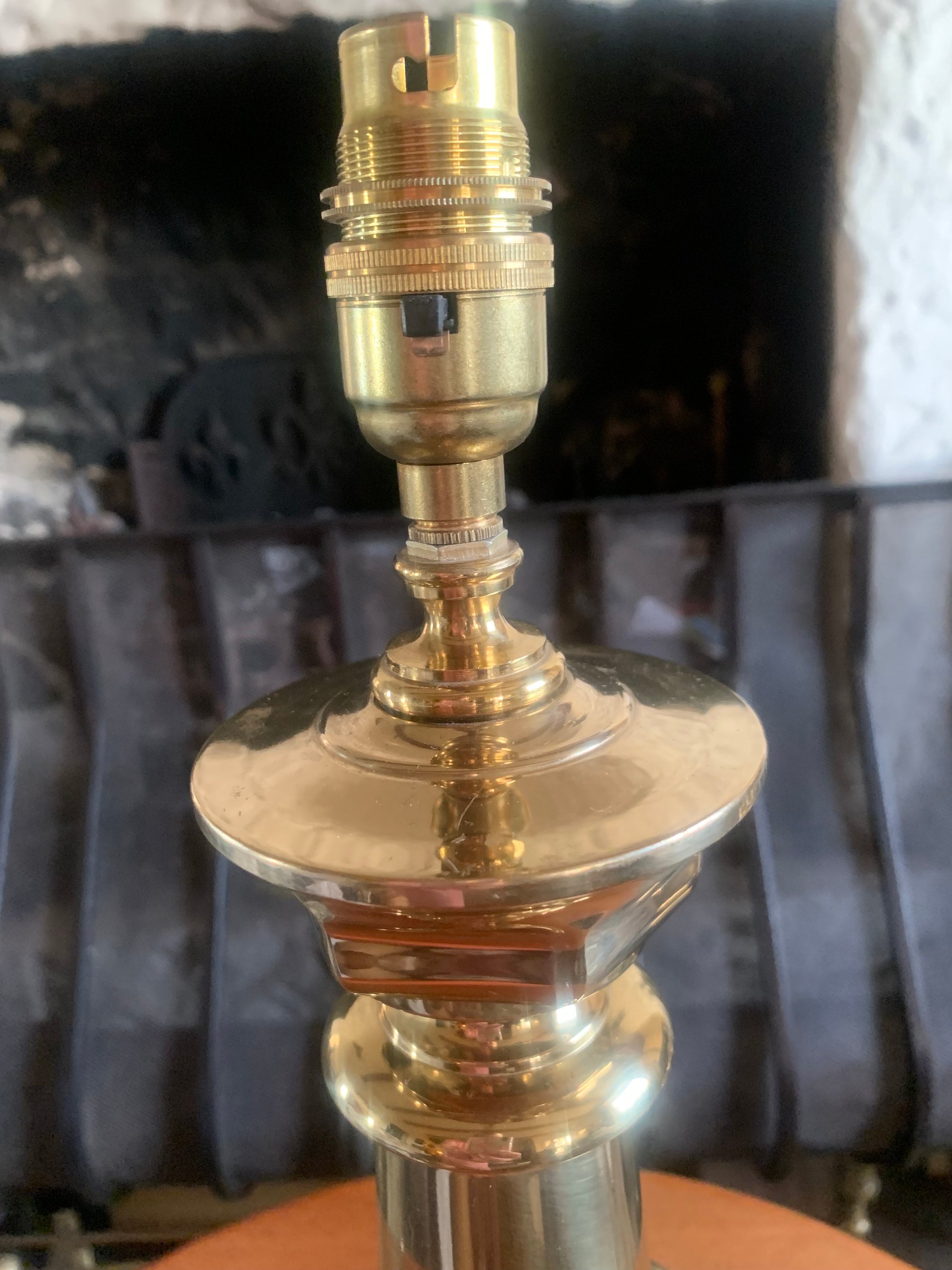 SOLID BRASS LAMP 3ARM 45° / BRASS SOLID BRASS LAMP 3ARM 45