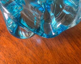 ムラーノガラス灰皿、ムラーノアクアブルーアートガラス灰皿 - Etsy 日本