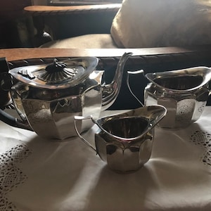 Edwardian James Deakin Silver Plated, EPNS Tea Set
