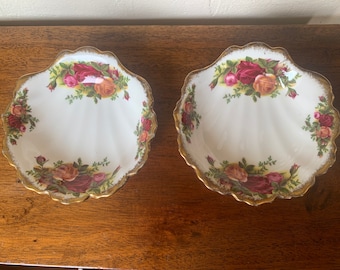 ヴィンテージ ロイヤルアルバート オールドカントリーローズ シェル