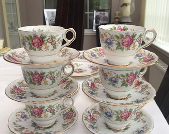 Vintage Royal Stafford Rochester China, Tee Set, Hochzeit China, Nachmittagstee Events