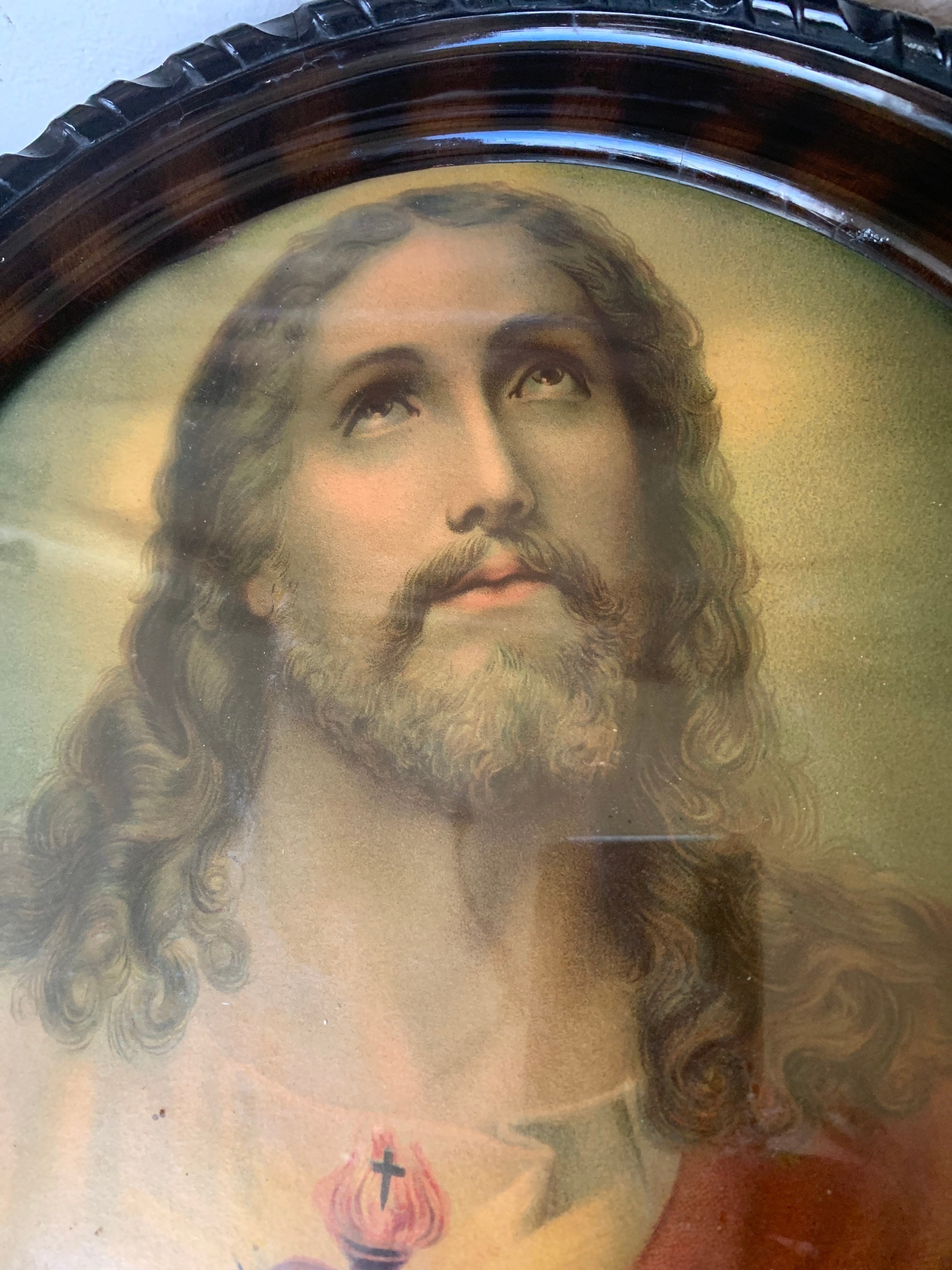 Victorian Religious Pictures of Jesus and Mary Antique Etsy