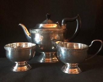 Vintage Sheffield Plate Tea Set