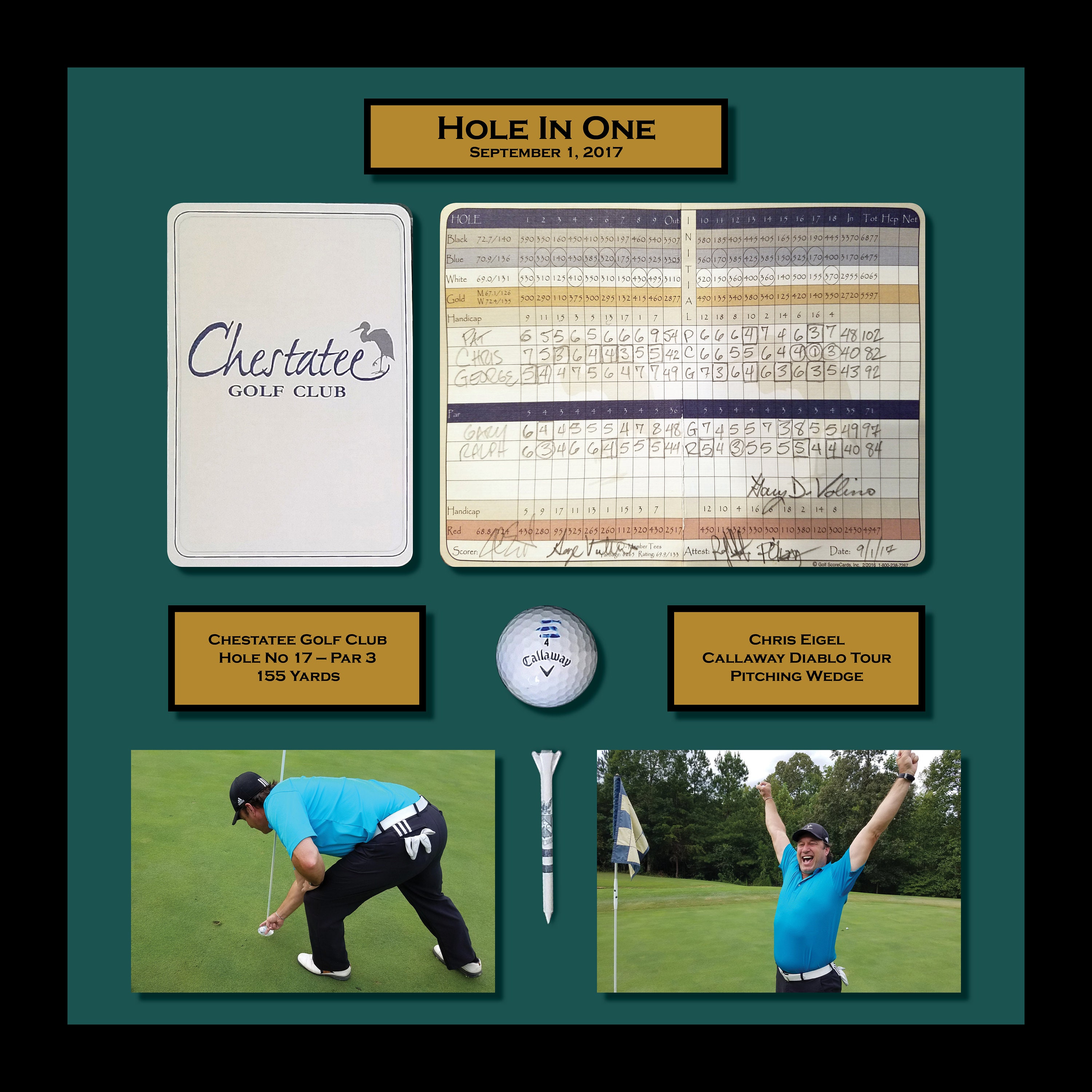 Hole in One Custom Golf Display High Quality made in USA Etsy