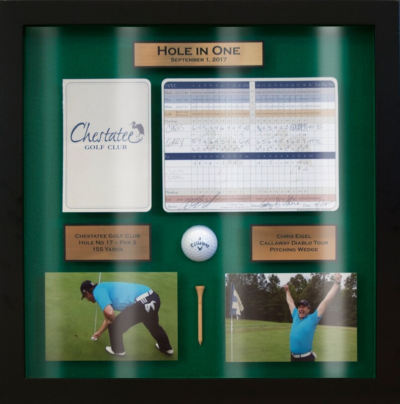 Hole in One Custom Golf Display High Quality made in USA Etsy
