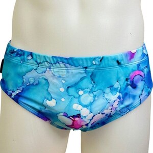 Water Colors Men&#39;s European Style Swim Brief