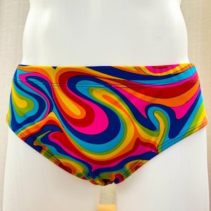 Rainbow Groove Men&#39;s European Style Swim Brief
