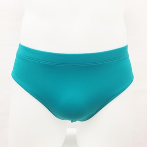 Teal Time Men&#39;s European Style Swim Brief - EXTRA SMALL