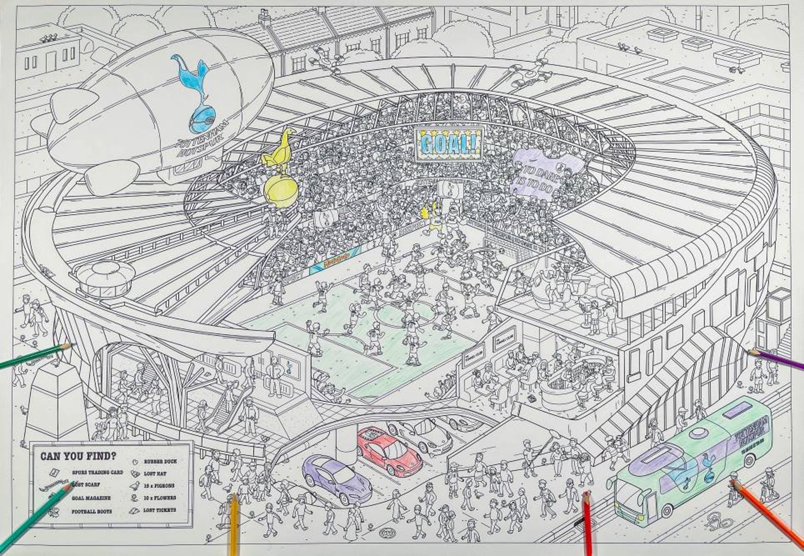 Tottenham Hotspur FC Stadium Colouring Poster Etsy tottenham-hotspur-fc-stadium-colouring-poster-etsy