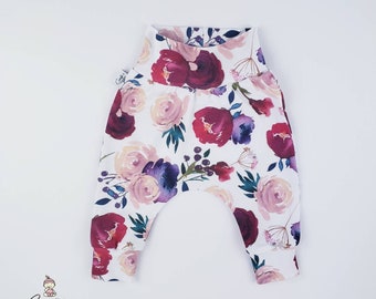 floral newborn pants