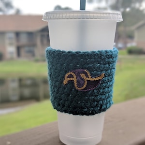 Magic Carpet Crochet Coffee Cozy - Magic Carpet Coffee Cozy - Aladdin Inspired Coffee Cup Cozy