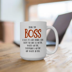 BOSS Funny Gift Coffee Mug