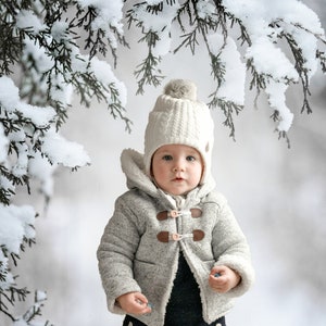 Winter Photography Backdrop, Christmas Background, Portrait Background, Snow, Digital Background