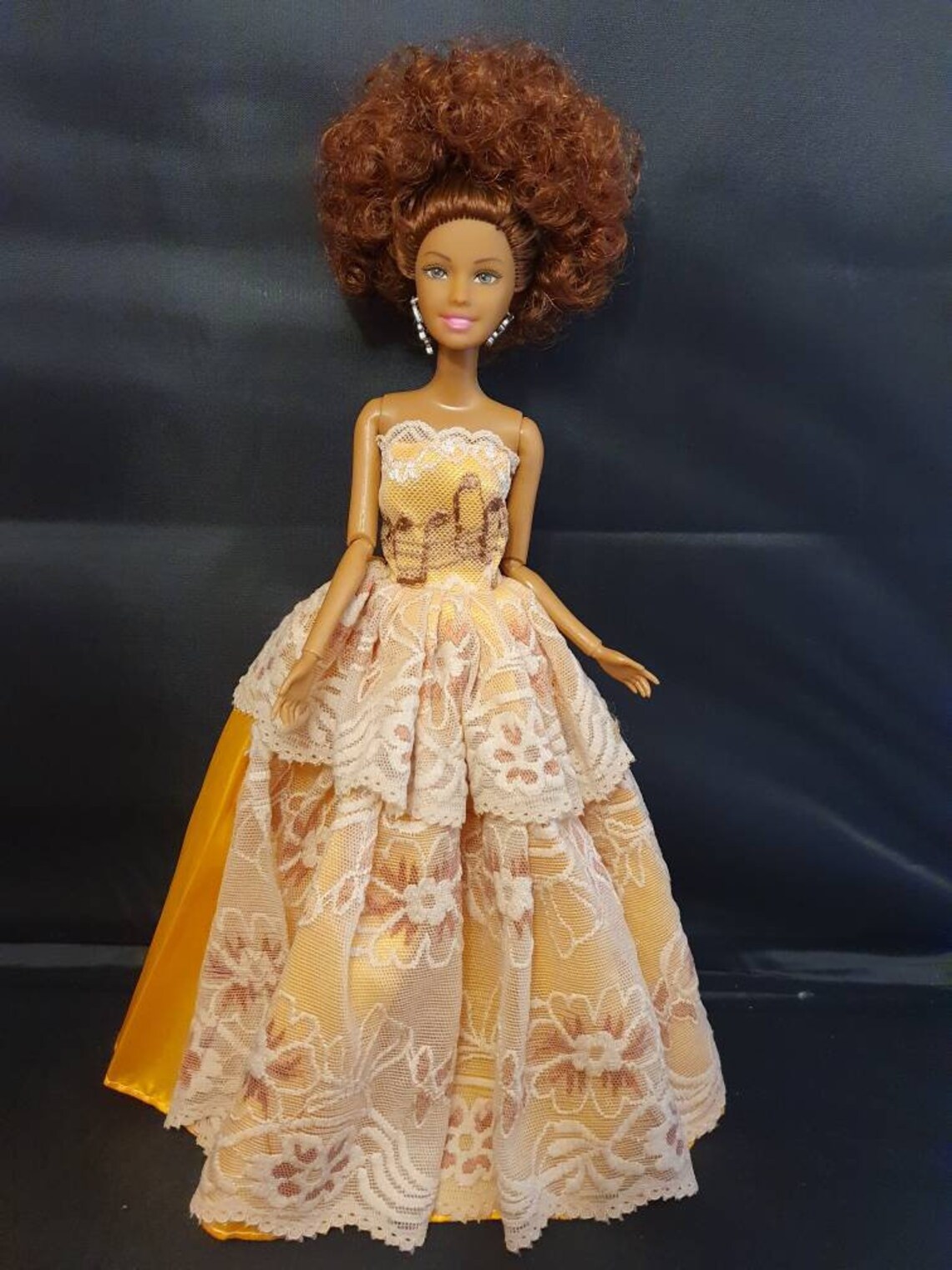 Black Barbie Doll Mixed Race Light Skin African American Etsy