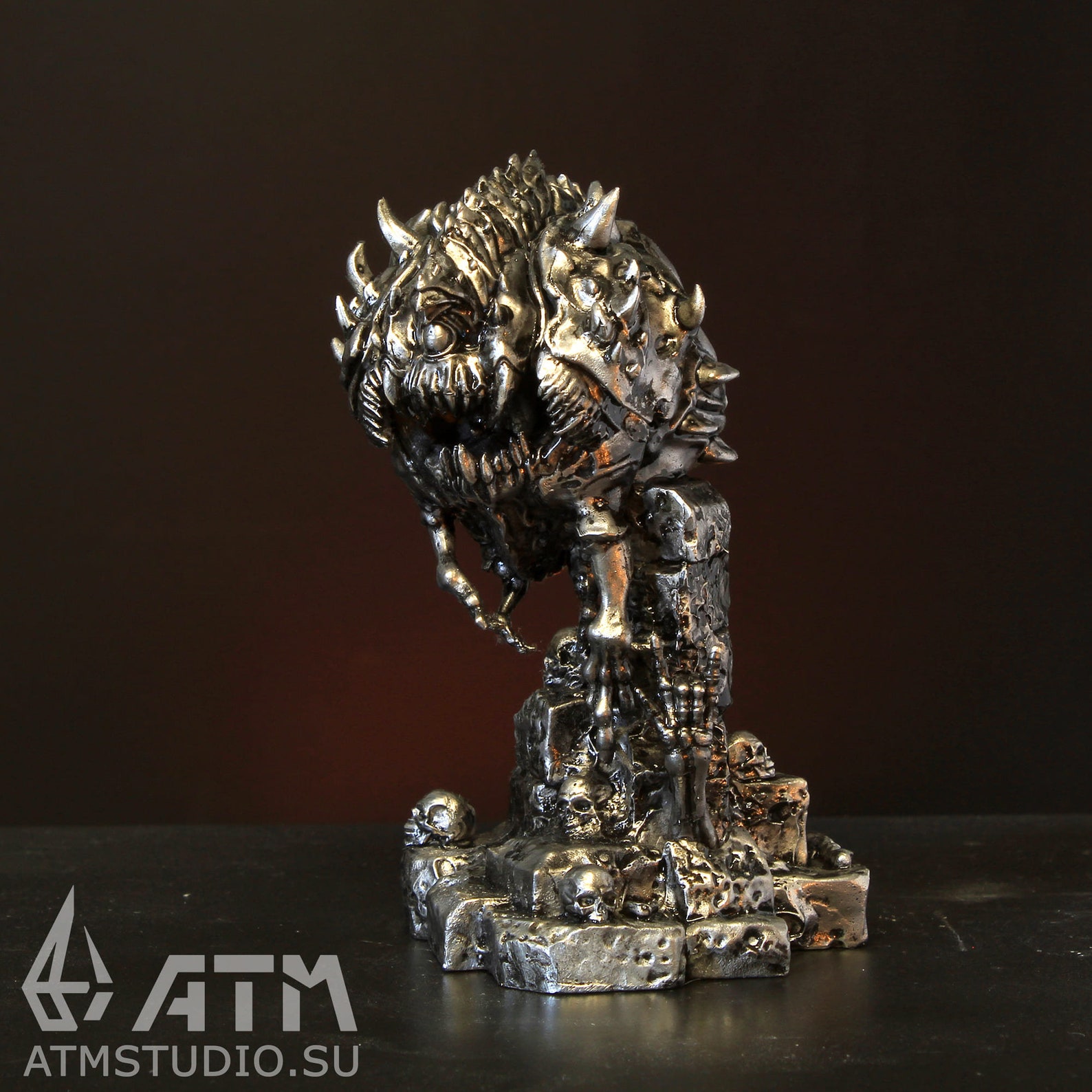 Cacodemon from Doom Eternal metal figurine | Etsy
