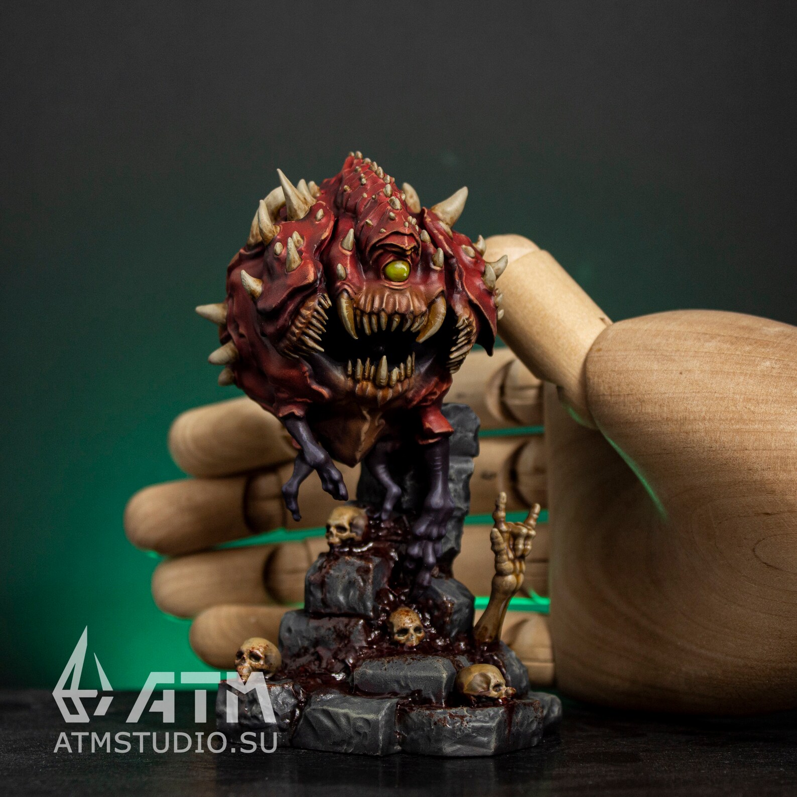 doom eternal mini cacodemon collectible