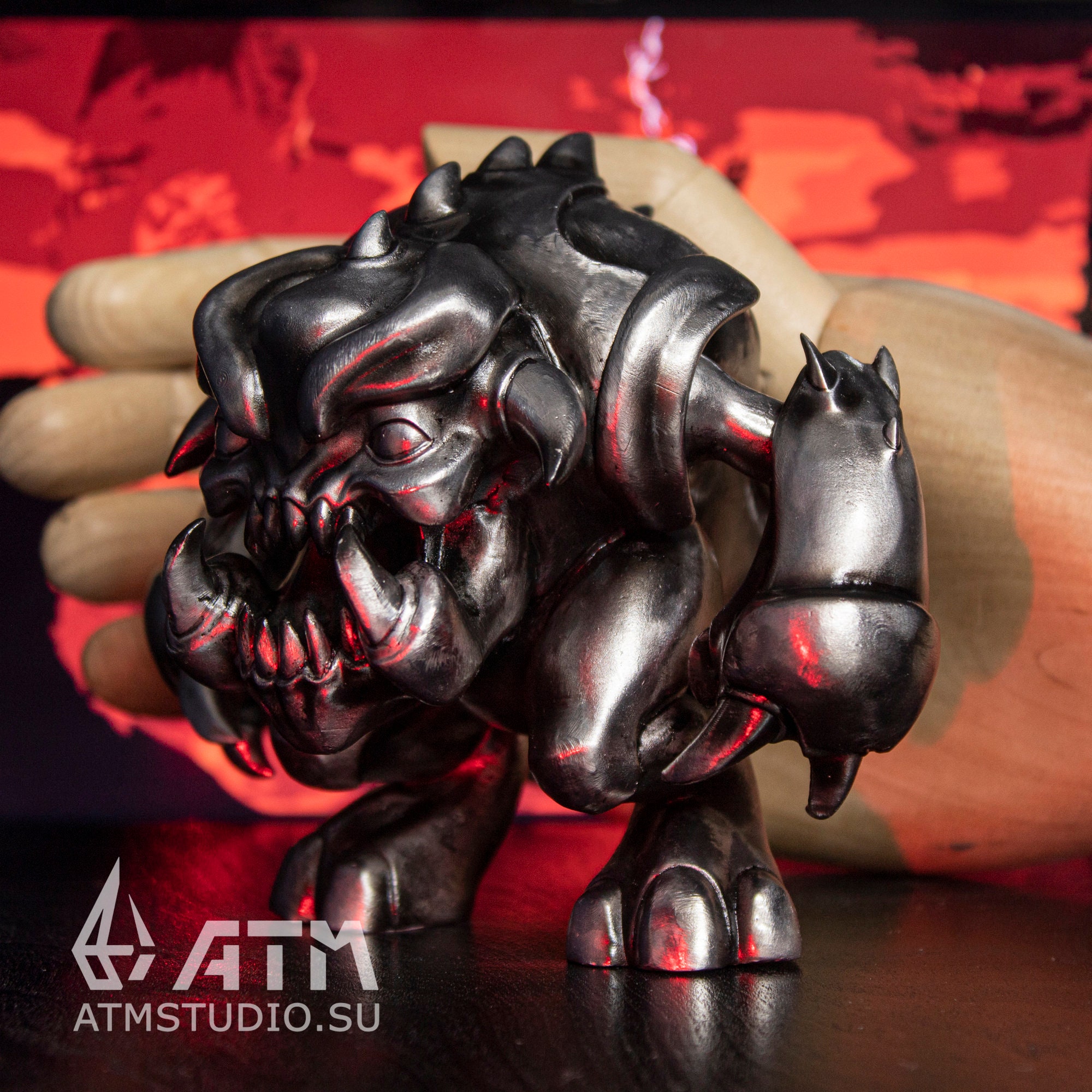 Pinky Demon from Doom Eternal metal figurine | Etsy