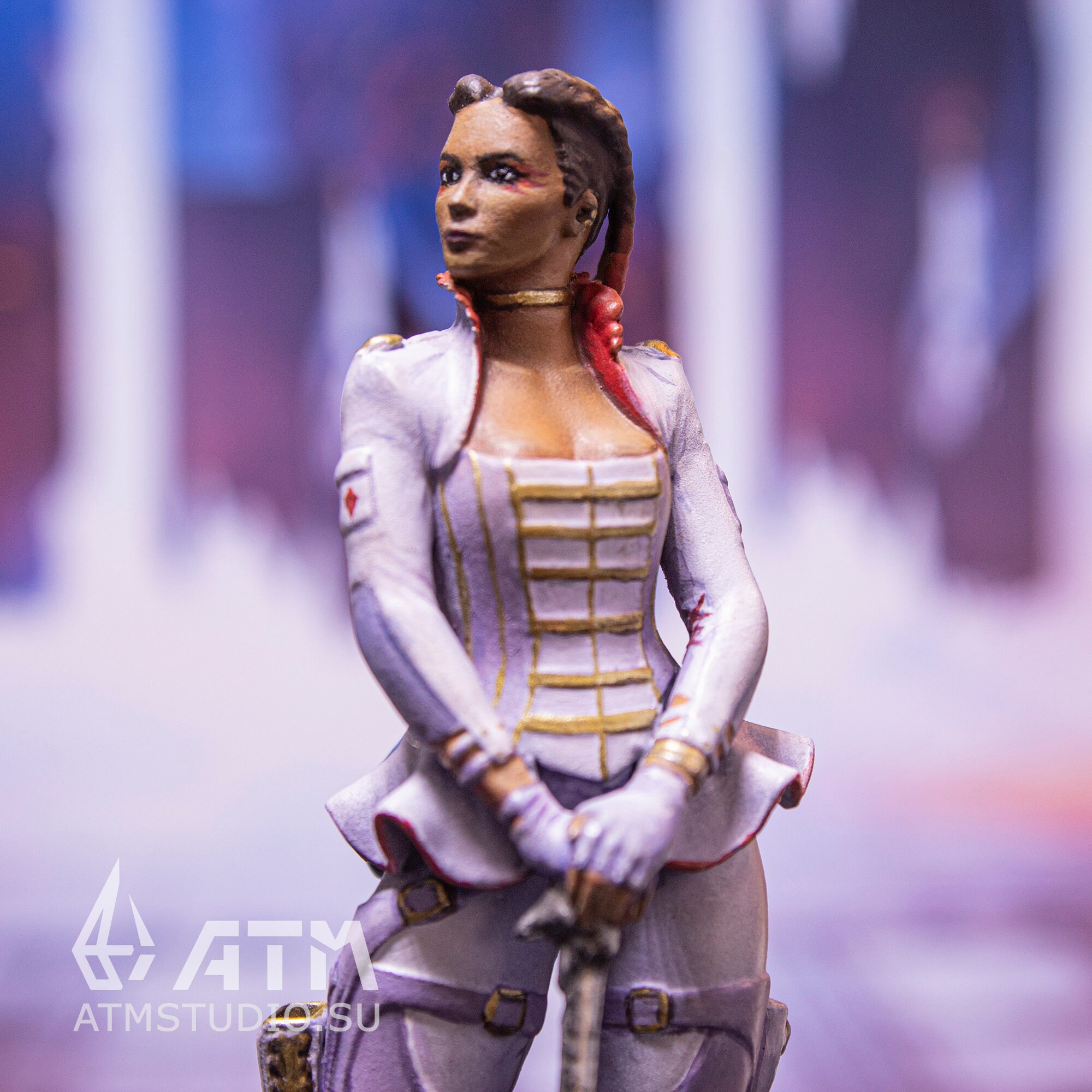 Loba Apex Legends metal statuette scale 1/24 75mm | Etsy