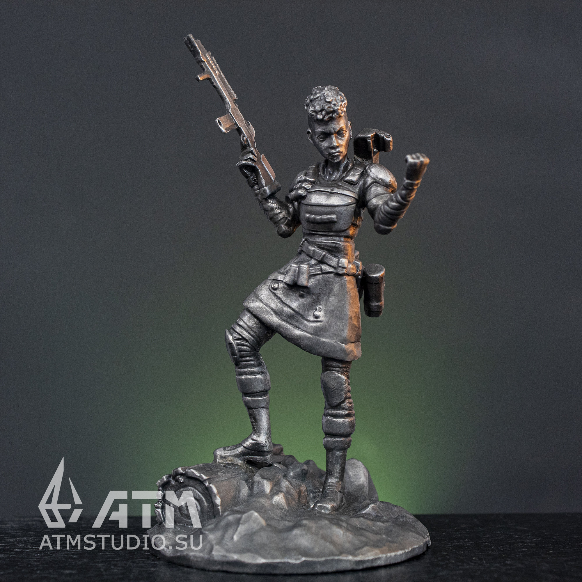 Bangalore Apex Legends Metal Statuette Scale 1 24 75mm Etsy