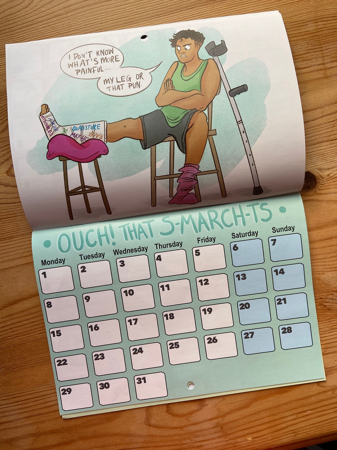 Roller Derby calendar box roller skate calendar 2021 roller Etsy