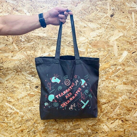 Teammates Are Dreammates Roller Derby Tote Bag Roller Skating Bag
