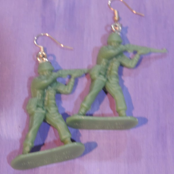 ARMY MAN #2 -- Toy soilders,army,army guys, recycled plastic