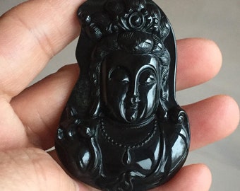 ◆629◆【JADEX 公式アカウント 01 】記念メダル 1930年 100% Natural Clear Dark Green/black Jadeite Jade (mocui, 墨翠