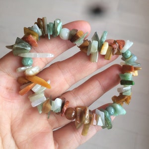 100% natural green/yellow/clear/red/white colorful jadeite jade beads bracelet for size 54-60mm X109