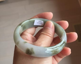 53.9mm certified natural 100% natural Type A light green/white 
