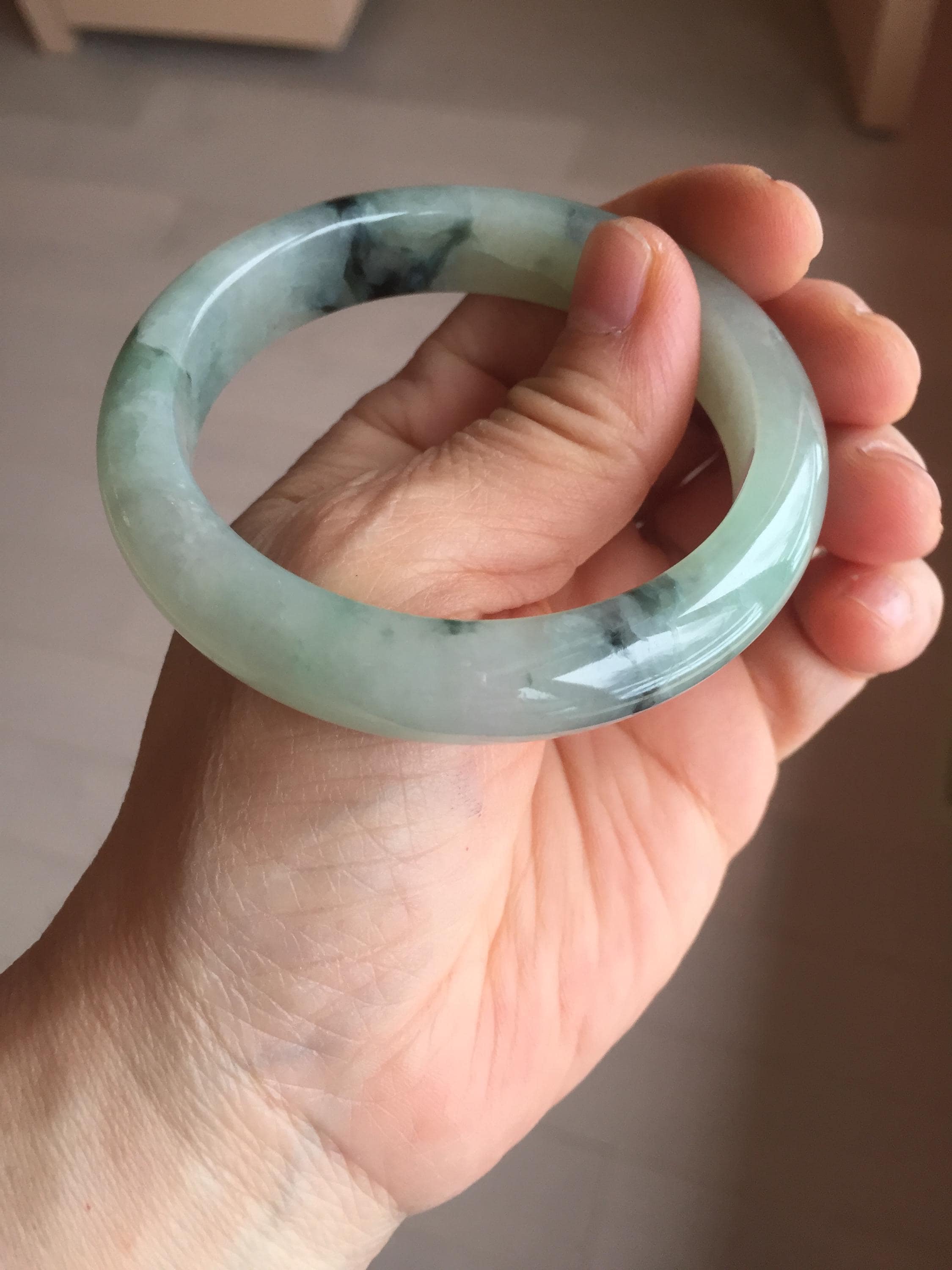 氷翡翠のバングル 54 - Etsy 日本