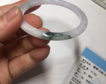 49.5 mm 認定タイプ A 100%天然の氷のような水のようなライトグリーン
