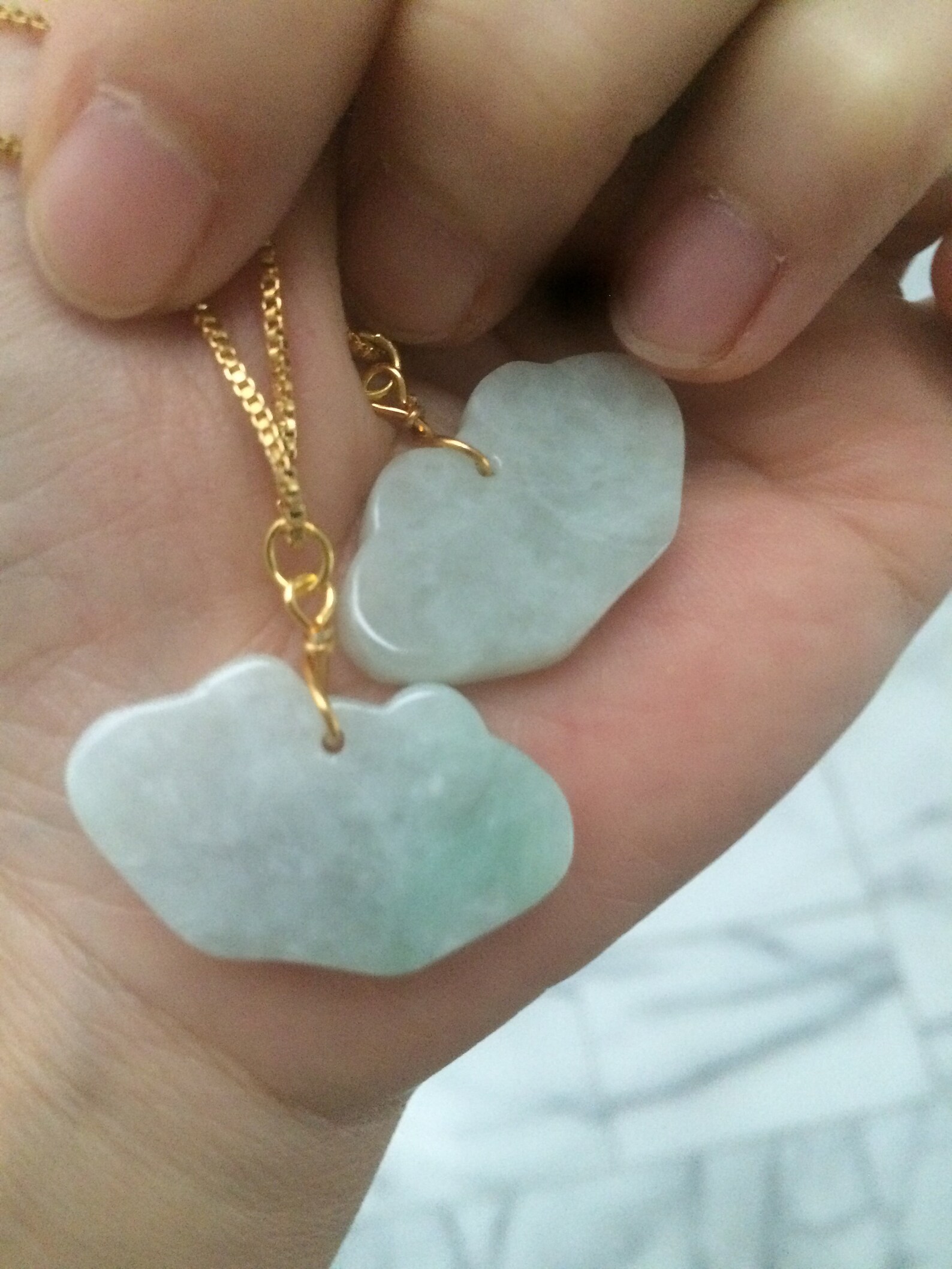 100% Natural green/white Jadeite Jade healthy and longevity | Etsy