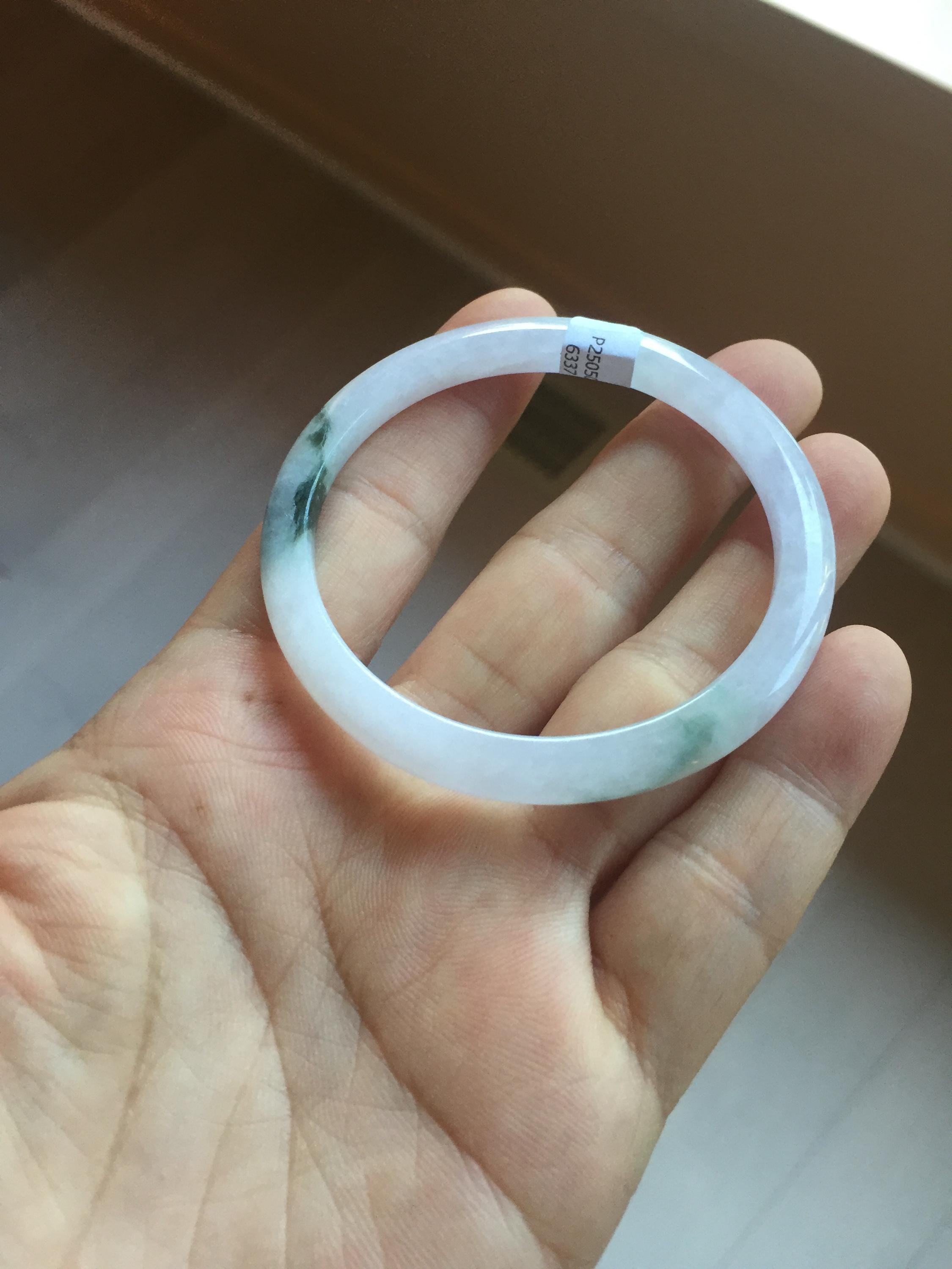 49.5 mm 認定タイプ A 100%天然の氷のような水のようなライトグリーン