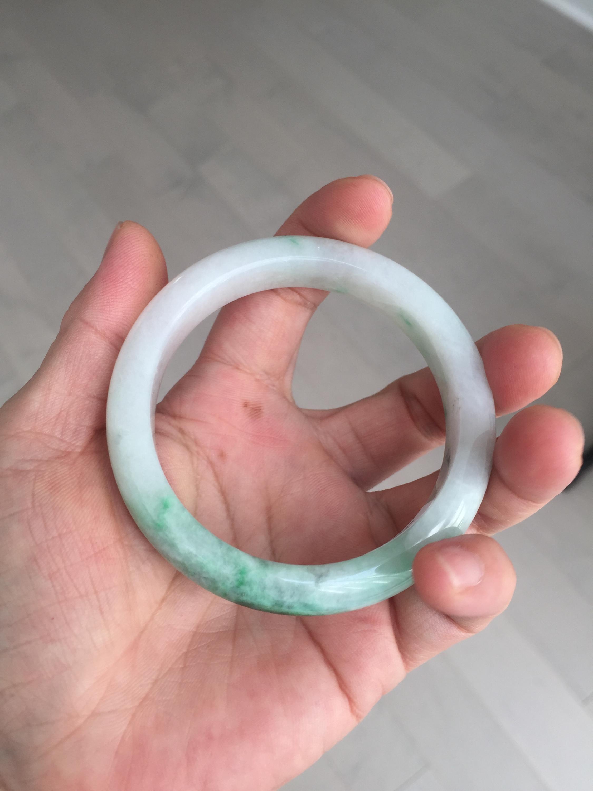 56.1 mm 認定 100% 天然の氷のような水のようなライトホワイト/サニー