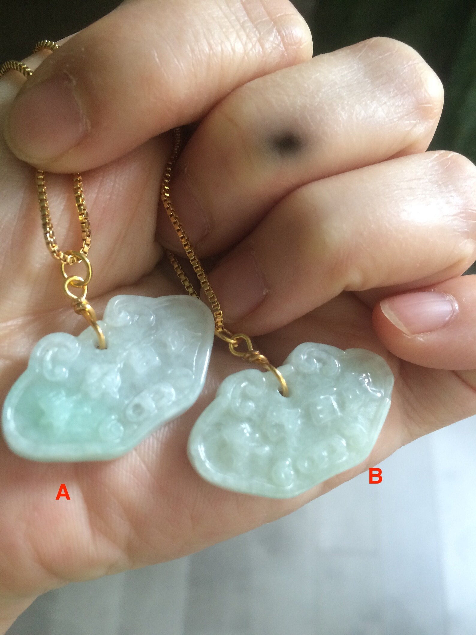 100% Natural green/white Jadeite Jade healthy and longevity | Etsy