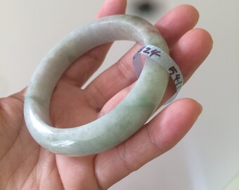 セール！53.9 mm タイプ A 100% 天然ライトグリーン/ブラウン/レッド