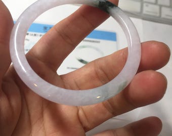 49.5 mm 認定タイプ A 100%天然の氷のような水のようなライトグリーン