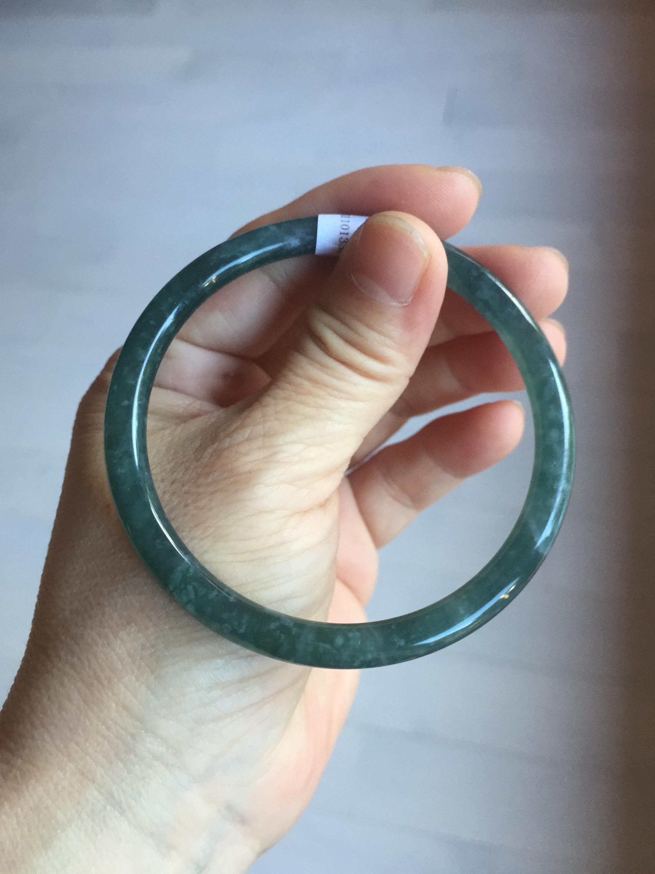 59.5 mm 認定タイプ A 100%天然ダークグリーン/ブルー/グレー