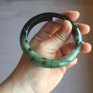 59.4 mm 認定100%天然タイプAフレッシュグリーンホワイトジェダイト