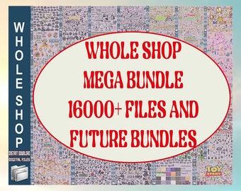 16,000+ SVG-PNG-PDF Bundle of 2021 Shop Products , 4500+ Different Designs, Files for Cricut, Files for Silhouette, Instant Download