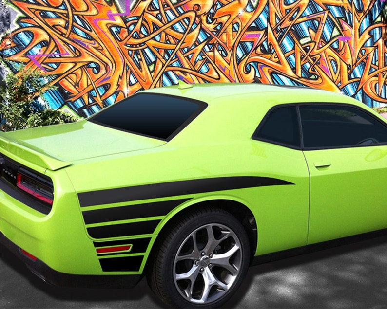 20082019 Dodge Challenger STROBE Quarter Panel Decal Kit Etsy