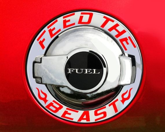 Dodge Challenger Feed The Beast Fuel Door Emblem Fuel Door Etsy