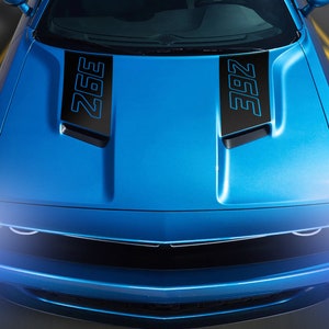 Fits Dodge Challenger 2015-2019  &quot;392 HEMI Dual Hood Vent Graphic Decal Kit&quot; Cost Includes Driver & Passenger Sides.